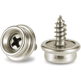 20PCS 3/8-Inch Stud Snap with Stainless Steel Screw,Furniture Canvas Fabric Fastener Screw Snaps (3/8 Inch)