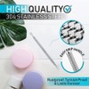 Professional Blackhead Extractor Tool (Stainless Steel) Pimple Popper for Acne,