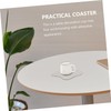 OHPHCALL Acrylic Cup Coaster Transparent Tabletop Mats for Home Office