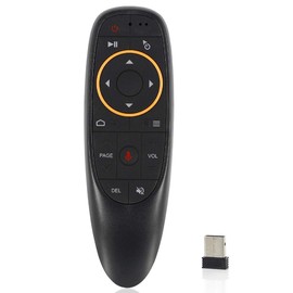 G10 Voice Air Fly Mouse, 2.4G Wireless 6 Axis Gyroscope Air Mouse Remote Control, IR Learning Controller for Android TV Box T9 H96 Max X96 X88 Mini M8s A95x
