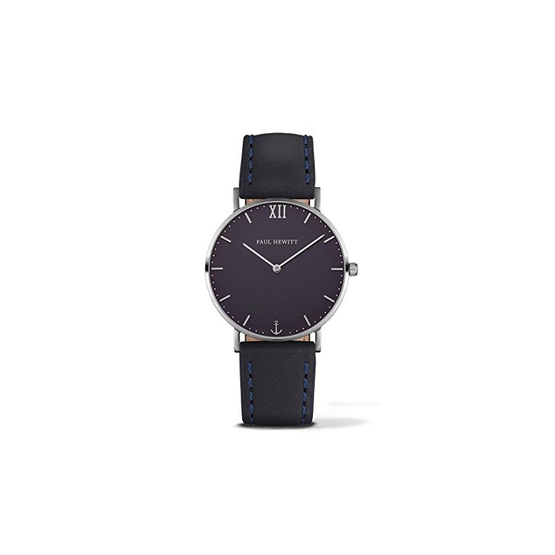 Paul Hewitt Unisex Analogue Quartz Watch with Leather Strap PH-SA-S-Sm-B-11S