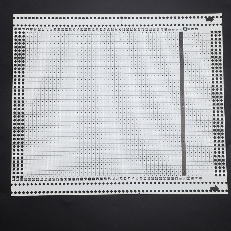 50Pcs Knitting Machine Blank Card Pre Punched Professional Spare Parts