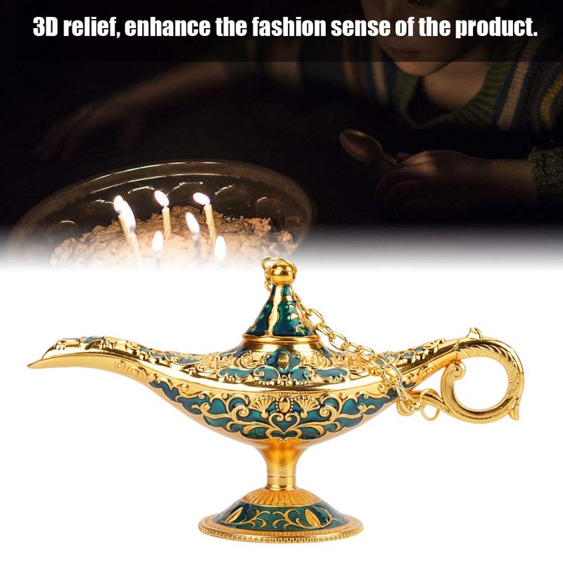 LetCartMaker Miracle Lamp, Elegant 3D Relief Design, Aladdin Lamp, Genie