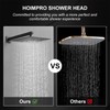 Hoimpro 12 Inch Square Rain Shower Head