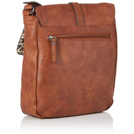 Tamaris Damen Bernadette Crossbody Bag Umhängetasche Braun (Cognac)
