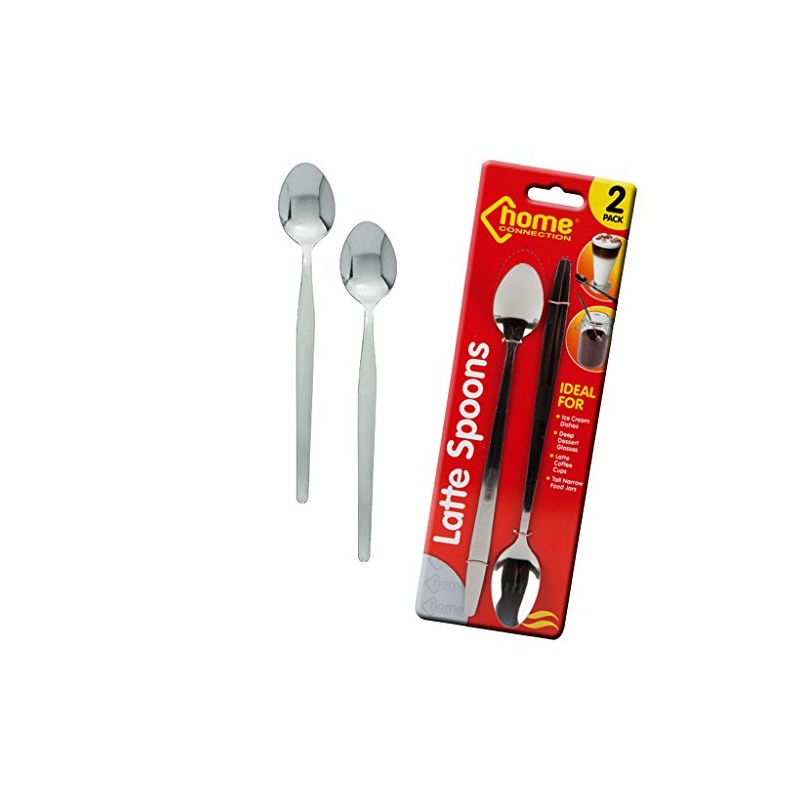 PMS 2PK SS LATTE T-SPOONS ON PVC BACKING CARD