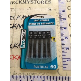 Promarx Lead Refills Promarx HB #2 0.7mm 60 pieces Fits all 0.7mm Mechanical Pencils