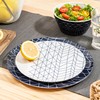 Bzyoo 12-Piece Melamine Dinnerware Set - Spidy | Lightweight, Durable,
