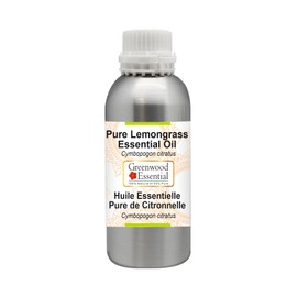 Greenwood Essential Pure Lemongrass Essential Oil (Cymbopogon citratus) Natural Therapeutic Quality Steam Distilled 630 ml (21 oz)