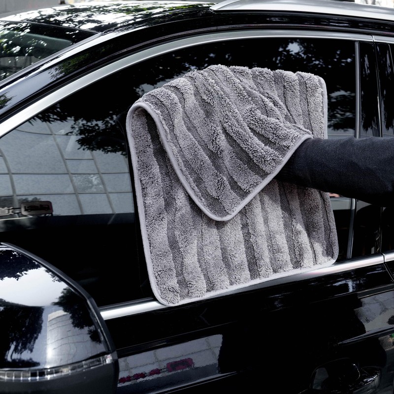 POLYTE Twist Yarn and Fleece Microfibre Drying Towel (40.6 x