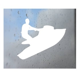 Waverunner Jetski Decal for Truck, Funny, Tumbler, Window, Laptop, Phone, Stickers, Home Decoration.
