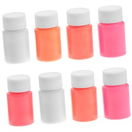 Operitacx Non-Toxic Glow-in-The- Paint 8pcs Creamy Quick-Drying for Special Events Festivals Boys and Girls' Parties