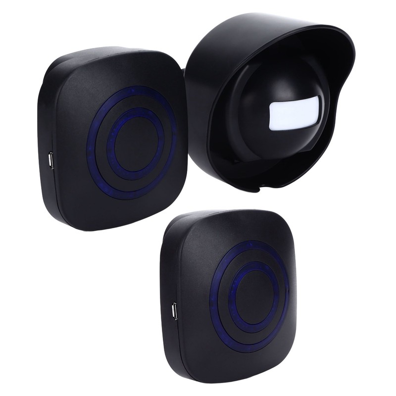 Smart Wireless Doorbell Waterproof Sensing Doorbell Security Alarm for Home