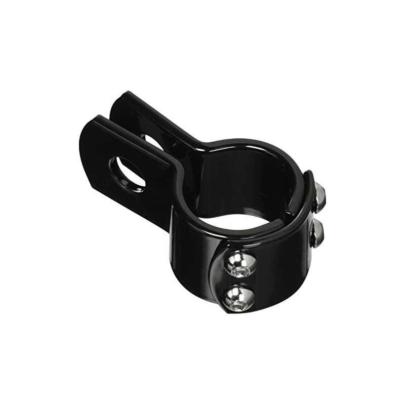 Kijima HD-05405 Motorcycle Parts 3-Piece Clamp, 1-1/4-Inch, Black, Pack of