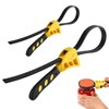 SYFLHYP 2 Unit Pack Heavy-Duty Adjustable Rubber Strap Wrenches Set