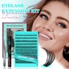Lash Extension Set 200 Pieces 50D Eyelash Extensions Set D