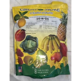 Grow-more Fruit Fuel Fertilizer - Banana and Fruit Plant Fertilizer - 5lb Bag 16-8-24