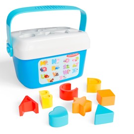 Lollipop Shape Sorter Toy for 10+ Months – BPA-Free Educational Game with 8 Shapes and Letters, Safety Tested for Infants, Enhances Early Learning and Motor Skills