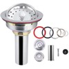 UNI-DRAIN Kitchen Sink Drain Stainless Steel Replacement Kits for Opening
