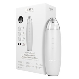 GESKE | SmartAppGuided™ MicroDermabrasion Blackhead Remover | Eliminador de puntos negros 7 en 1 | Limpiador de poros eléctrico | limpieza al vacío innovadora | herramientas de belleza