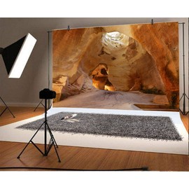Yeele 7x5ft Bell Cave Backdrop for Photography Nature Cavern Scenery Background Kids Adult Photo Booth Shoot Vinyl Studio Props