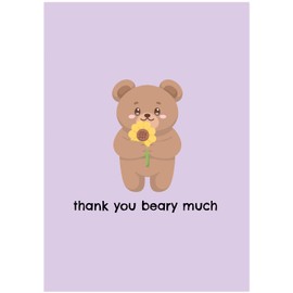 BYANIKA A6 Thank You Cards Gratitude Thanks Appreciation Card For Best Friend Colleague For Helping Me Your Help Support Cute