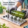 Adjustable Stainless Steel Glass Bottle Cutter Kit with Safety Gloves