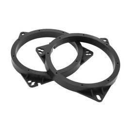 INFINAUTO Speaker Spacer Ring Tweeter Speaker Spacer Adapter Rear for 6.5 Inch for Vauxhall Corsa D 2006-2014 ABS Black Waterproof