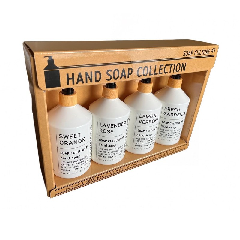 Soap Culture41 - Hand Soap Collection. Gift set of 4