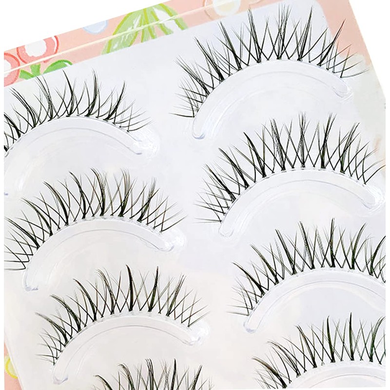 False Eyelashes, Natural, Transparent Axis, Handmade Popular, DIY at Home,