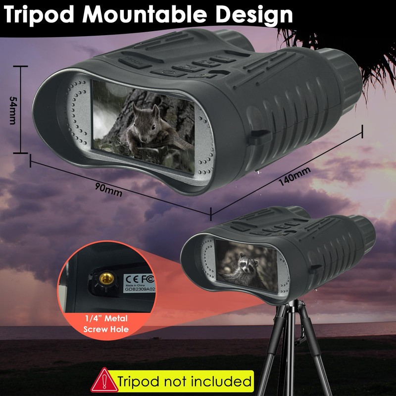 Night Vision Goggles, 4K Night Vision Binoculars for Adults, Kethvoz