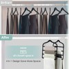 Velvet Hangers Space Saving Non Slip Pant Velvet Hangers, DUDUCOFU