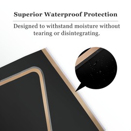 the florist Supply Shop by DecoWraps 20 Sheets Premium Flower Wrapping Paper | Waterproof Flower Wrapping Paper for Bouquets | Double Sided Floral Bouquet Sheets | DIY Gifts Rocio Black/Gold