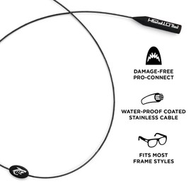 Pilotfish Wire Sunglasses Strap, No-Tail Eyewear Retainer for Glasses, Secure Eyeglass Holder for Sports and Outdoors