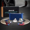 G-PLUS Universal 10 Row AN10 Engine Transmission Oil Cooler Kit