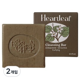 Essenseire Houttuynia cordata cleansing soap, 2 packs, 100g / 에센시에르 어성초 클렌징 비누, 2개입, 100g