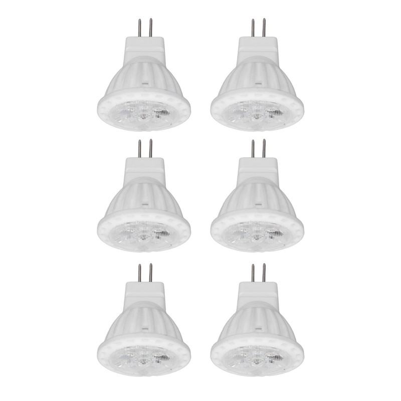 6Pcs MR11 LED Light Bulb 4W GU4 Dual Pin Bulb
