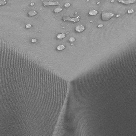 AUAUY Table Cloth Wipe Clean Rectangular 140x100 cm, Wipeable Waterproof Tablecloth, Polyester Washable Fabric Table Protector for Dining Tables, Table Cover for Kitchen Tabletop Decoration, Dark Grey