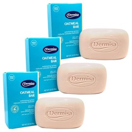 DERMISA BARRA DE JABON DE AVENA 85GR 3 PIEZAS