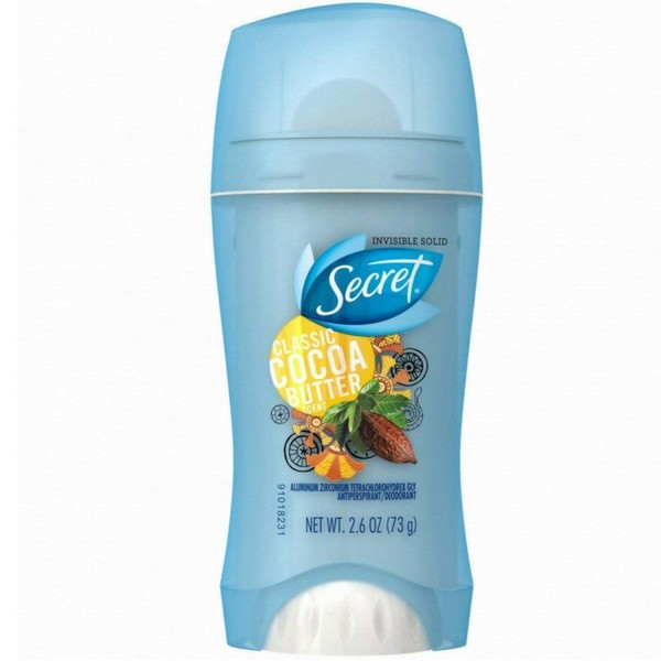 Sec Scnt Exp Coco Bttr Size 2.6z Secret Scent Expressions Cocoa Butter Kiss Invisible Solid Antiperspirant D