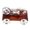 Metal Stirling Engine Model Car Toy Kit Aluminum Alloy Science
