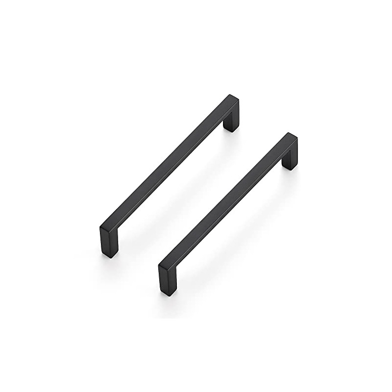 Ravinte 30 Pack Matte Black Cabinet Pulls, 5 Inch (128mm)