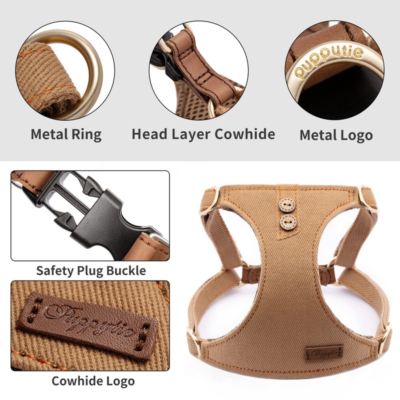 Dog Harness, No Pull Dogs Harness and Multi-Function Leash Set