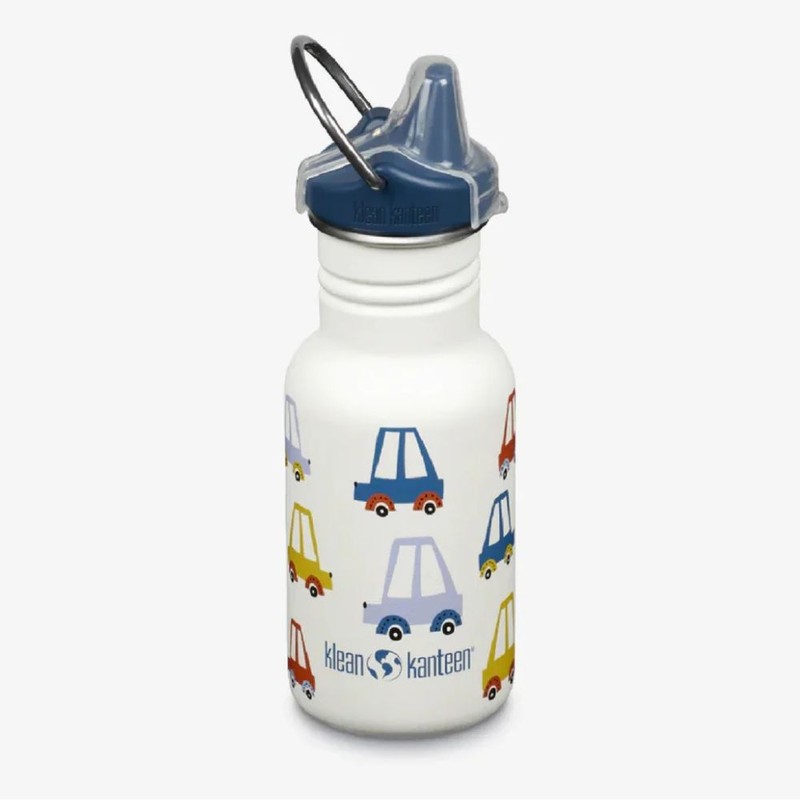 Klean Kanteen 12oz (355ml) Kid's Classic Sippy Bottle, Mushrooms