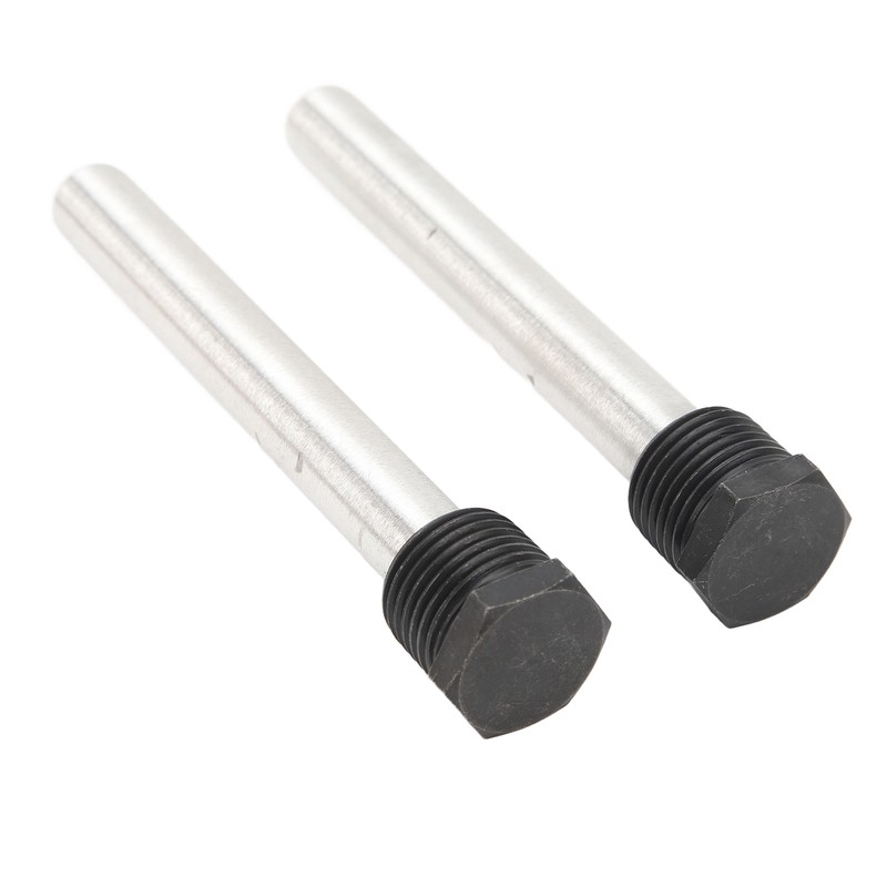 2 Pcs Water Heater Anode Rods 1/2in NPT Thread Magnesium