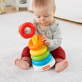 Fisher-Price Juguete para Bebés Pila De Aritos para bebés de 6 Meses en adelante