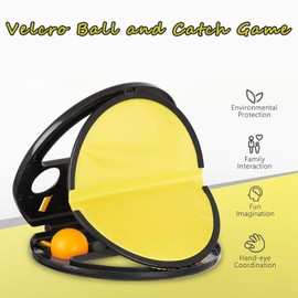 Quixotical 2 pcs Catch Ball Game Set, Squap Catch Ball Game Set, Toss and Catch Toys for Kids, Toss and Catch Ball Set for Family, for 3-10 Year Old Boys and Girls