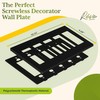 TG Screwless Decorator Wall Plates Child Safe Outlet Covers, Size