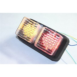 XKMT-Led Tail Brake Light Turn Signals Compatible With 2000 2001-2006 Rc51 Rvt1000R Clear [B00YWBWUSS]