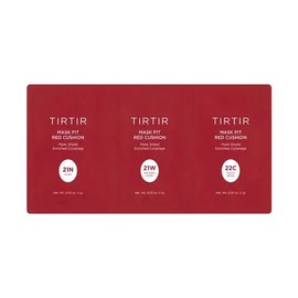 TIRTIR Mask Fit Red Cushion 3 Shade Trial Kit, #21N #21W #22C